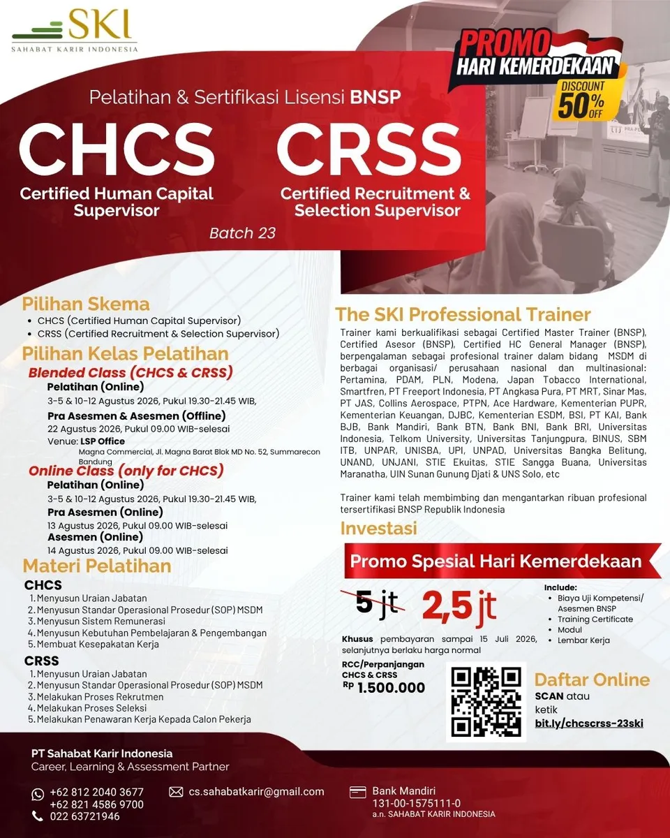 Flyer CHCS Public Training